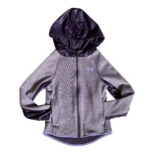 Under Armour Youth XS Hoodie in Purple - Gray